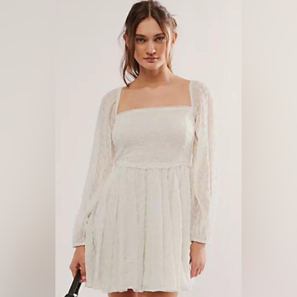 Free People Dresses & Skirts - Free People Malina Mini Dress. NWOT. Sea salt